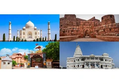 Agra Mathura Vrindavan One Day Tour by Bus