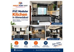 PVC Modular Kitchen in Ahmedabad | Waterproof Cabinets